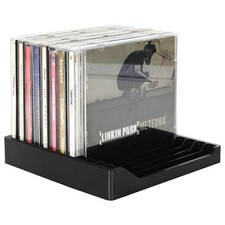 CELSOL CD Holder – Vinyl-Style Storage 6.1" x "5.9" x "1.02" inches, Black