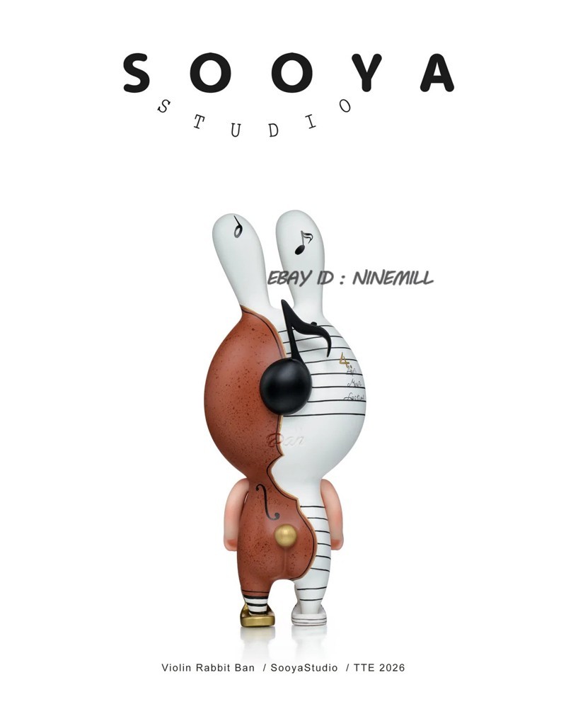 100% Genuine Sooya Studio Violin Rabbit Ban 2026 TTE Limited