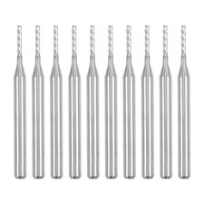10pcs 1.2mm Carbide End Mill Engraving Router Bits for PCB Machine 1/8" Shank