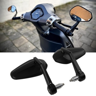 Motorrad Lenkerendenspiegel E-Geprüft 7/8'' CNC für Vespa GTS 250 350 Super