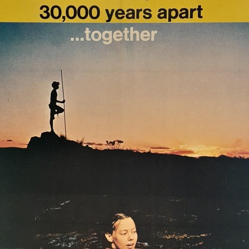 WALKABOUT 1971 ORIGINAL 1sht LINEN BACKED Nicolas Roeg Film JENNY AGUTTER - Picture 4 of 6