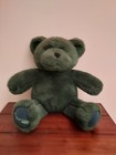 MARSHALL FIELD'S 2003 GREEN TEDDY BEAR PLUSH FOOT LOGO TUSH TAG EXCELLENT  — photo 1
