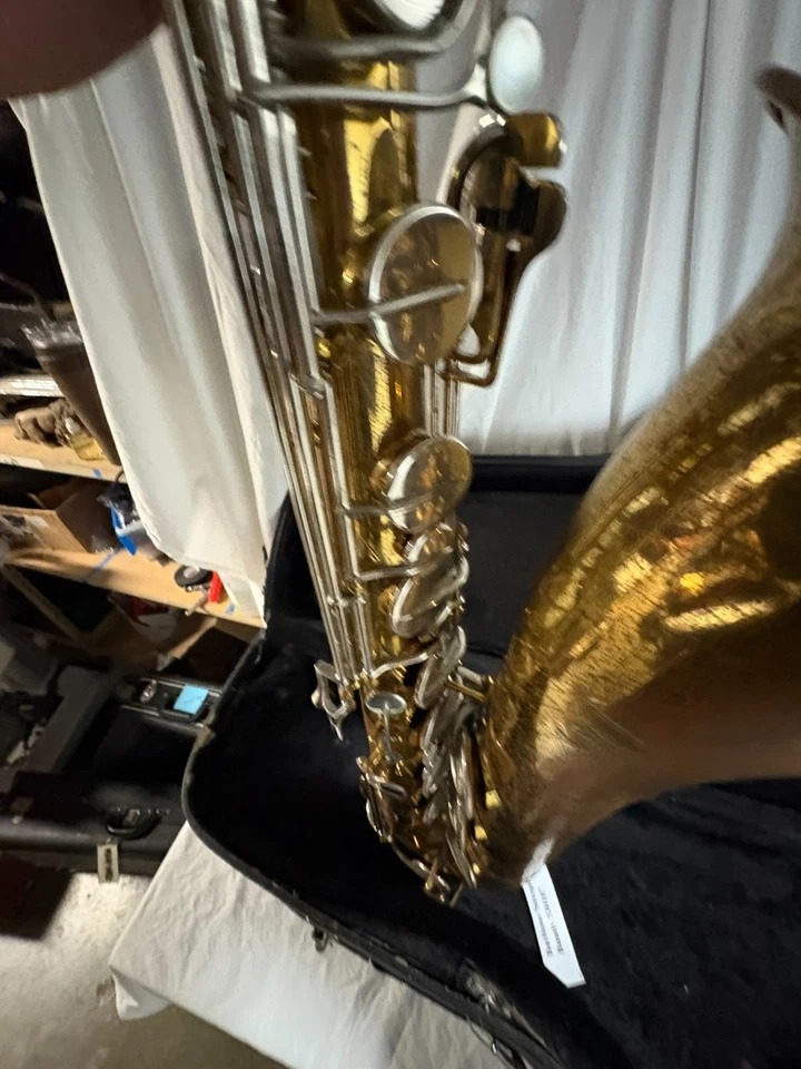 Баритон-саксофон Selmer Bundy Б/у с Чехлом - СОСТАРЕННЫЙ, НО ВСЕ ЕЩЕ КРАСИВЫЙ - Изображение 4 из 4