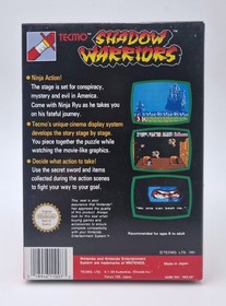 Shadow Warriors - Nintendo NES - Complet - PAL ESP Spanish Version