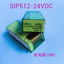 1pcs Used SIP512 24VDC ELESTA safety relay