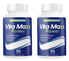 (2 Pack) Vira Maxx Power, ViraMaxx for Men to Support Overall Male Health