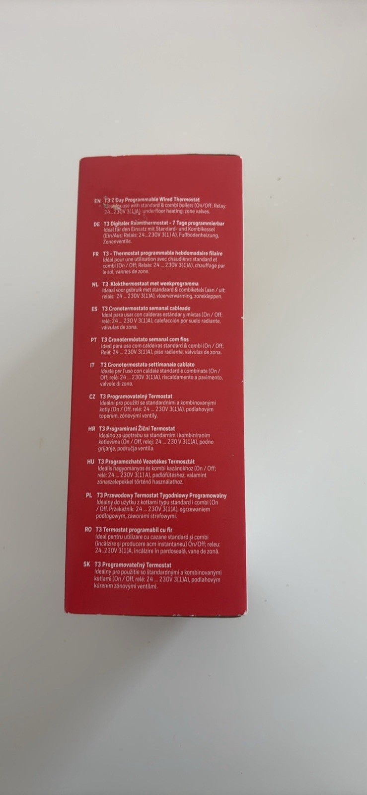 Thermostat Honeywell Home T3 programmable avec mode éco d'énergie - 3