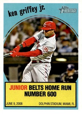 2008 Topps Heritage #FB4 Ken Griffey Jr. Flashbacks