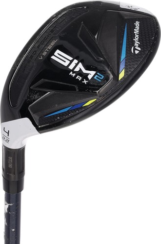 Left-Hand TaylorMade Custom SIM2 MAX Rescue 22* 4 Hybrid Regular Fuji Ventus BLU