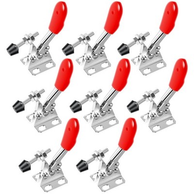 8Pcs Toggle Clamp, Adjustable  Release Toggle  Hold Down Clamp, 60 Lbs7772