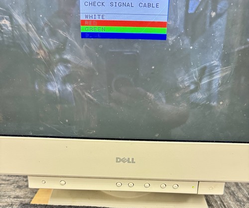 Dell Trinitron 19" P991 1920x1440 Ultrascan VGA CRT Monitor Retro Gaming - Picture 3 of 9