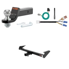 CURT Class 3 Towing Kit Trailer Hitch, Wiring, Ball Mount - 13241, 56225, 45836