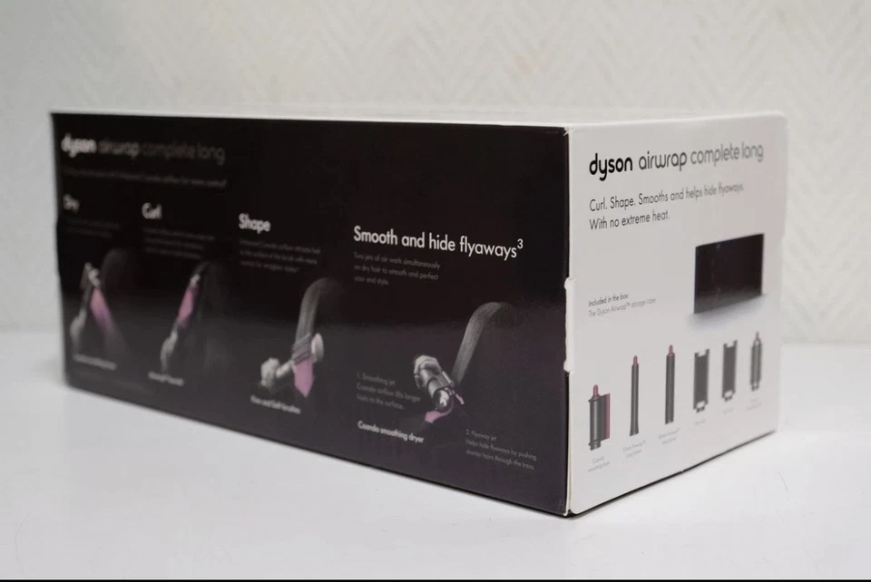 Dyson Airwrap COMPLETE  BRAND NEW FREE FAST SHIPPING SEALED FUCHSIA/NICKLE - Image 3 of 4