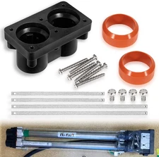78077 Hot Tub Heater End Cap Kit with Rubber Gaskets, Aluminum Strips & Screws