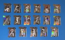 2021 Topps Chrome Platinum Players Die-Cut lot Of (24) Different Cards NM-MINT