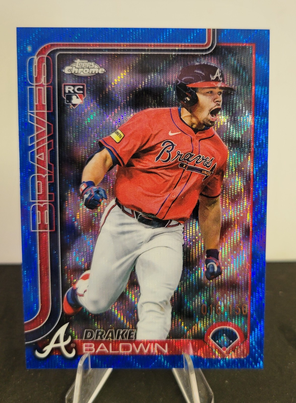 2025 Topps Chrome Update - Drake Baldwin #USC96 Blue Wave Refractor 16/150 RC 