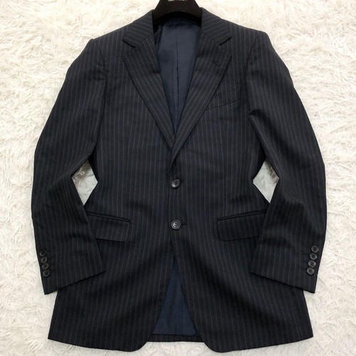 GUCCI Tom Ford period Business suit Single suit Setup 46 S Black Authentic - Picture 2 of 24