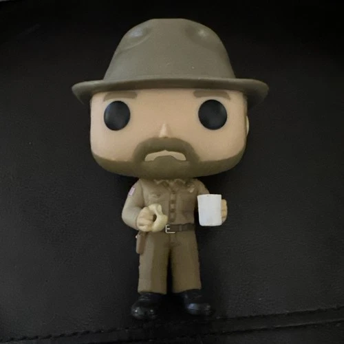 Funko Pop! Television Stranger Things #512 Hopper with Donut Loose out of box