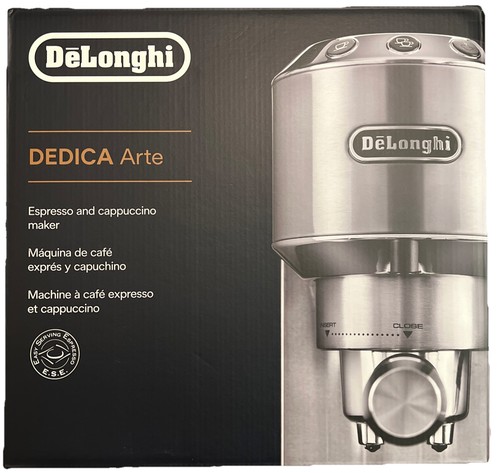 De'Longhi Dedica Arte Espresso Machine w/ Manual Milk Frother, BRAND NEW IN BOX! - Picture 2 of 20