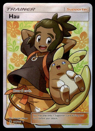 2017 Guardians Rising Pokemon Hau 144/145 LP