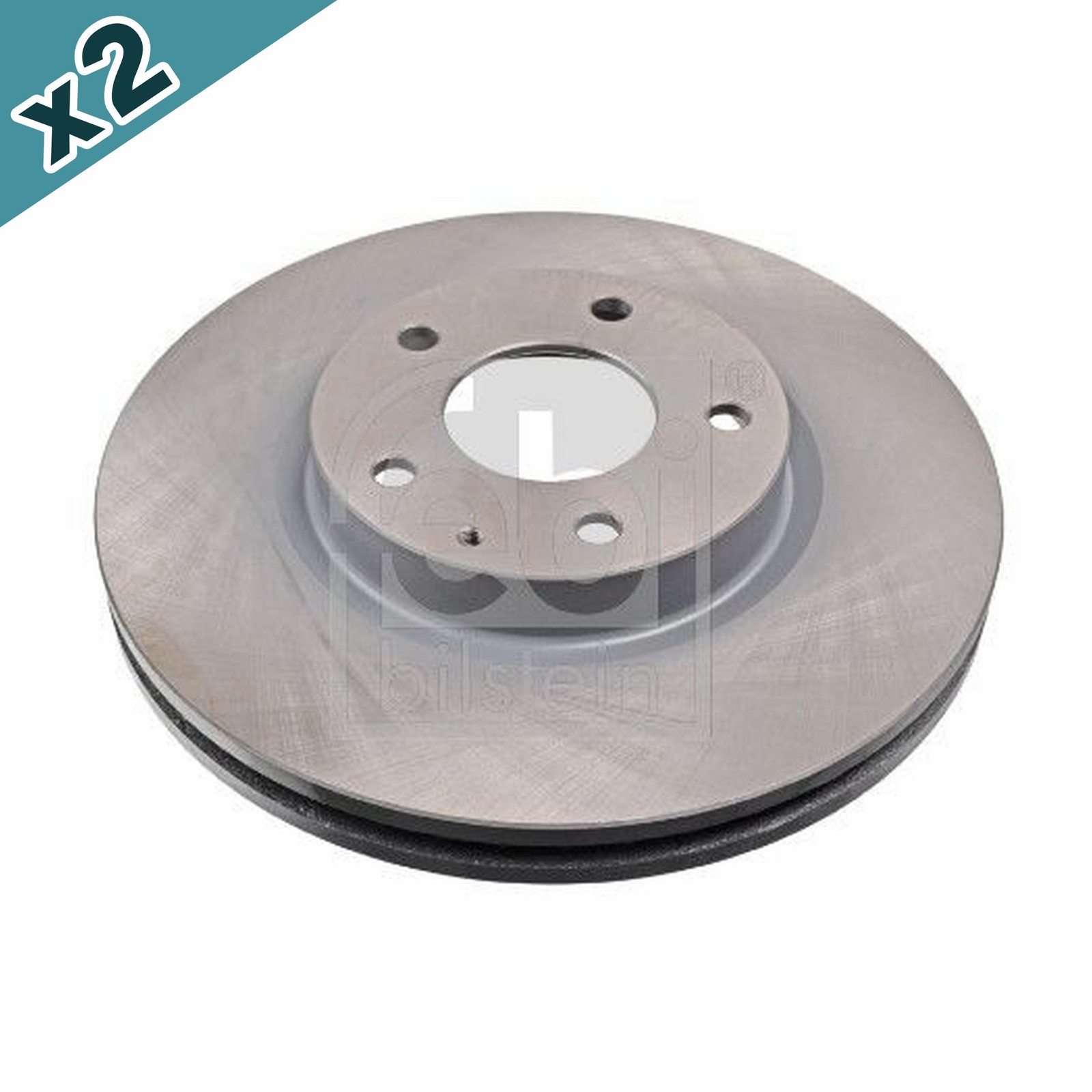 FEBI BILSTEIN 108417 Brake Disc Front Coated 297mm Diameter Fits Mazda 6 CX-5