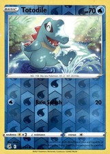 Totodile Reverse Holo Common SWSH08: Fusion Strike 055/264 NM