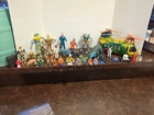 Vintage 1980's Mixed Toy Lot Actions Figures, 2 Helicopters, MASK, G.I. Joe, Etc