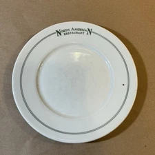 Vintage Plate Ohio Brand China Central North American Restaurant As Is INV-B4D05