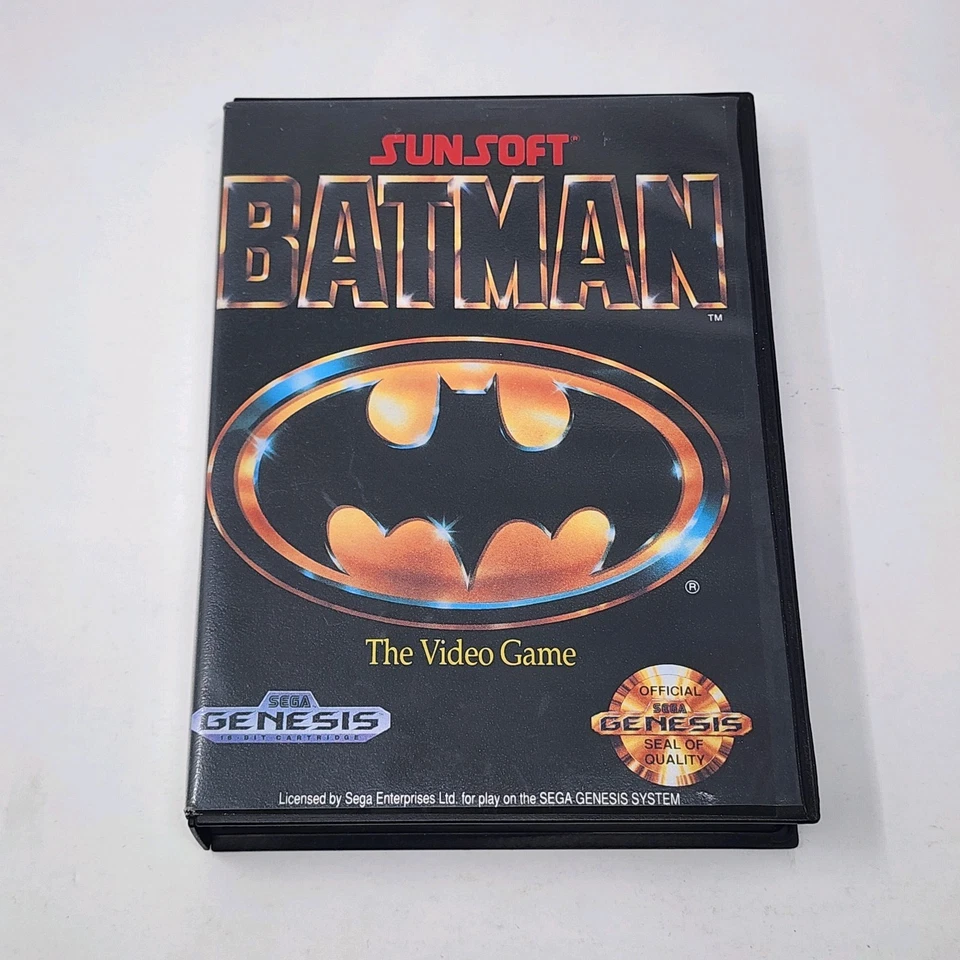 Batman The Video Game (Sega Genesis) Complete CIB - Authentic & TESTED - Image 2 of 4