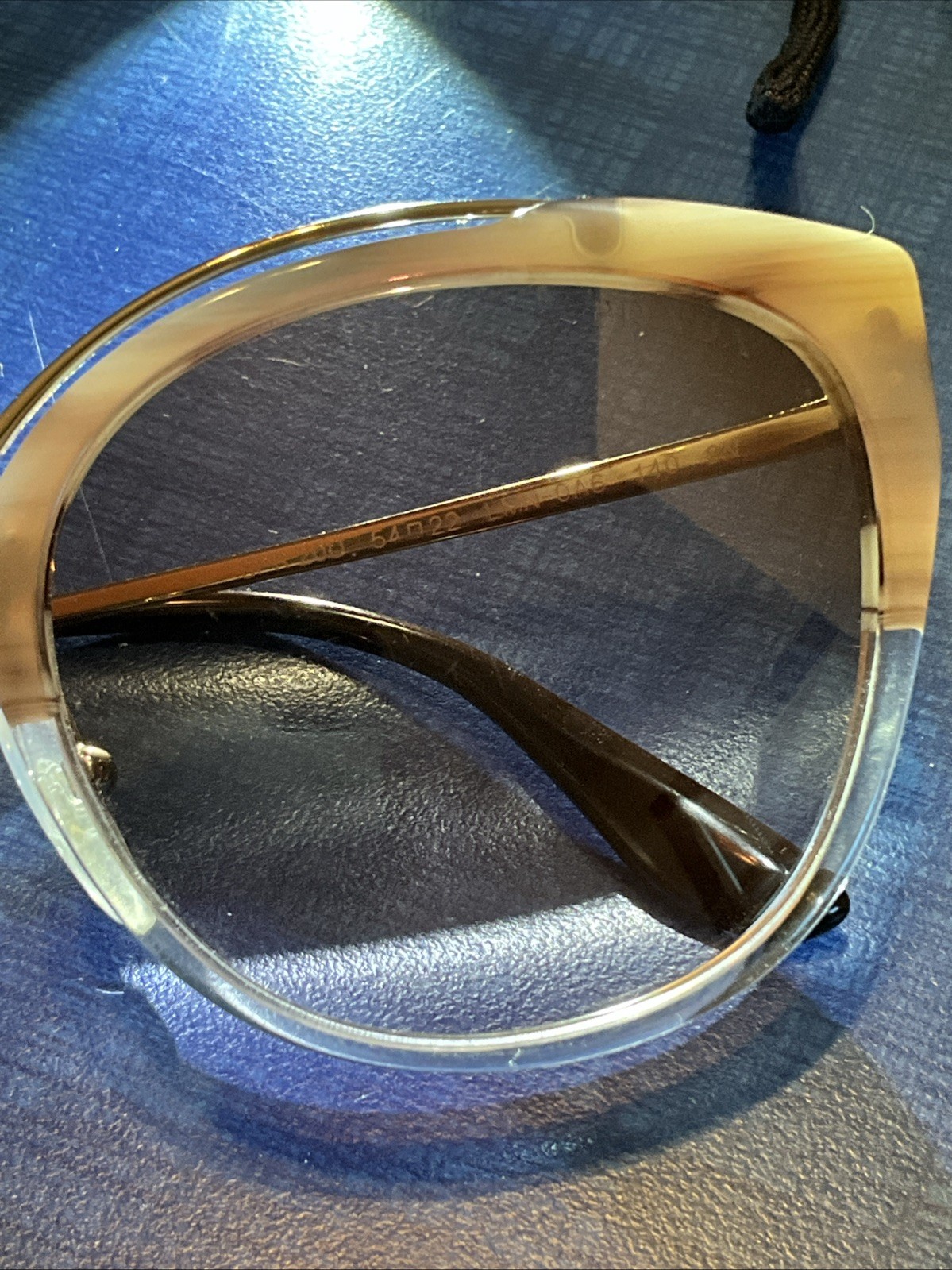 PRADA SPR 20U CONCEPTUAL Cat Eye Sunglasses 54 22 140 2N Marble Look With Case thumbnail 16