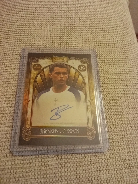 Brennan Johnson  1/1 Autogramm Topps deco