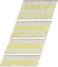 Framing Nails,21°Round Head Nail Pack,Galvanized Nail,Smooth Shank,Suitable for 