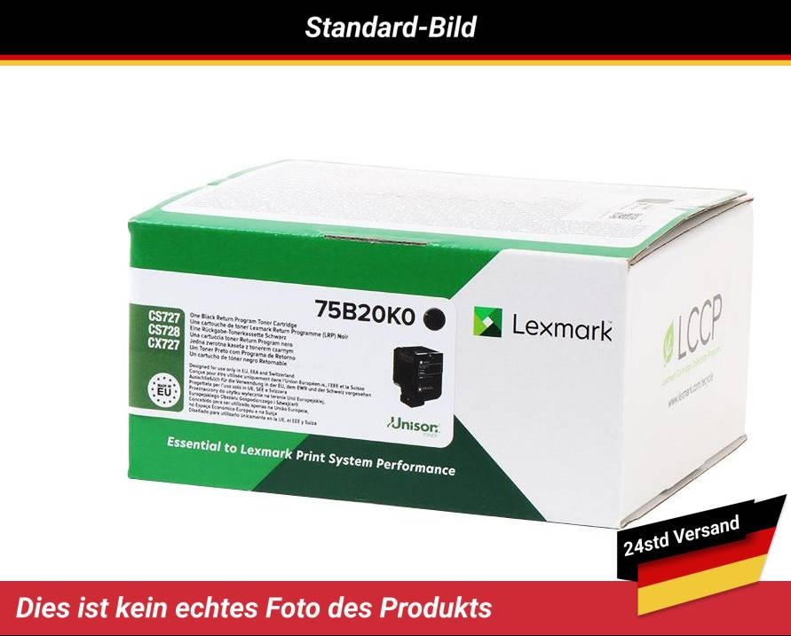 75B20K0 Lexmark CS728 cartucho de tóner negro
