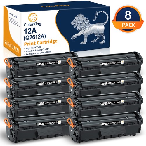 Black Toner Cartridge Replacement For HP Q2612A 12A LaserJet 1012 1015 3050 lot - Picture 12 of 13