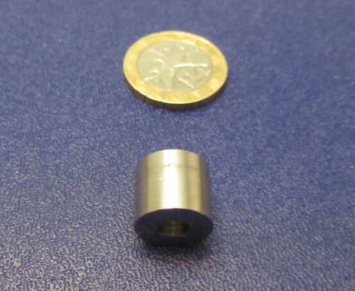 Stainless Steel Spacer, No 10 Screw, .500" OD x .192" ID x .437" Length, 5 pcs - Picture 6 of 11