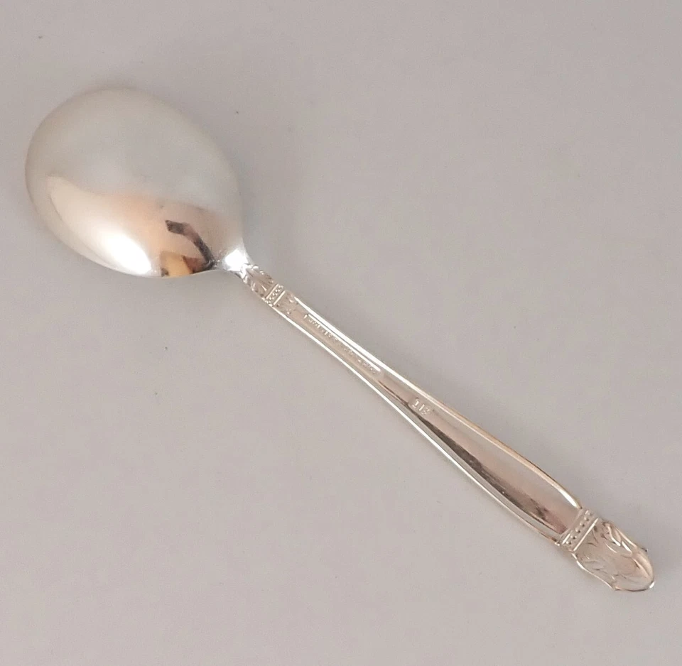Holmes & Edwards Danish Princess 6" Sugar Spoon Silverplate - Image 3 of 3
