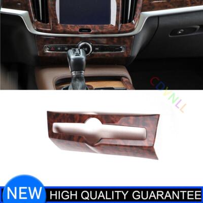 Fit For Volvo S90 2016-2021 Peach Wood Car Console CD Button Control Panel Cover