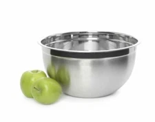 Deep Stainless Steel Serving Mixing Bowl 8 Quart Kitchen Clean Baking Cooking