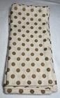 HOFBURG INTERIOR NAPKINS (4) GOLD POLKA DOT 18 X 18 100% COTTON NIP