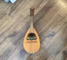 VINTAGE MEINEL  HEROLD 8 STRING TEARDROP MANDOLIN W/ INLAY FREE SHIP