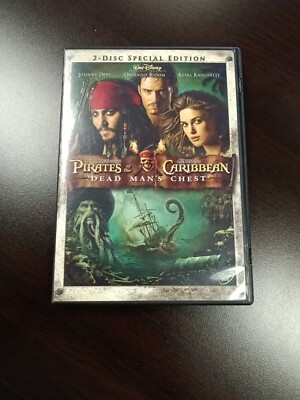 Pirates of the Caribbean: Dead Man's Chest (DVD, 2006) Johnny Depp 2-Disk Set  