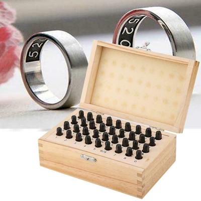 36pc 3 4 6mm Steel Stamp Punch Set Alphabet Letter Number Die Diy Ebay