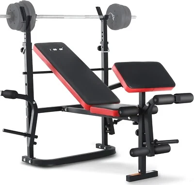 ISE Banc de Musculation Multifonction Réglable Pliable Inclinable SY-5430B - Photo 1/4