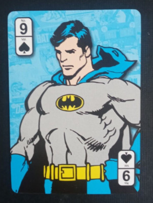 2014 DC Comics Retro Batman Playing Card 9 Spades