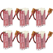 6PCS Maxell ER17/50 3.6V 2750mAh Battery Pack with Brown Plug for Robot Battery