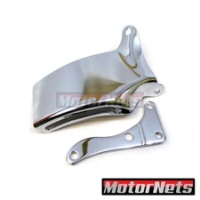 Small Block Chevy 327 350 400 1976-86 Chrome Alternator Bracket Hot Rod SBC LWP