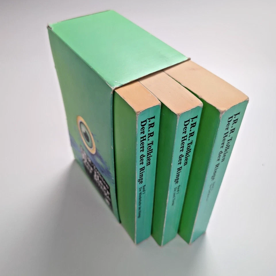 Der Herr Der Ringe Trilogie 1+2+3 Taschenbücher Schuber Box J.R.R. Tolkien | Gut - Bild 2 von 4