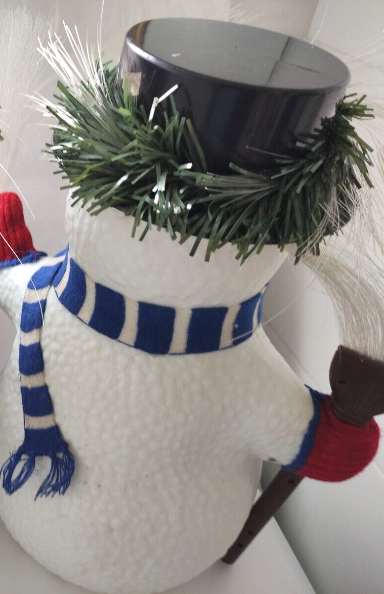 Christmas Snowman Blow Mold Plastic Outdoor 45 cm eBay