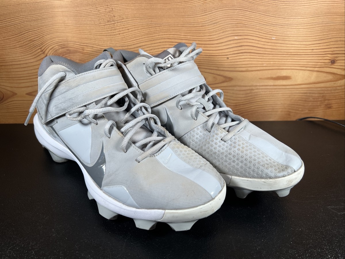 野球スパイクNIKE FORCE TROUT 7 KEYSTONE 26cm Nike Force Trout 7 Keystone Baseball Cleats Black White Sz