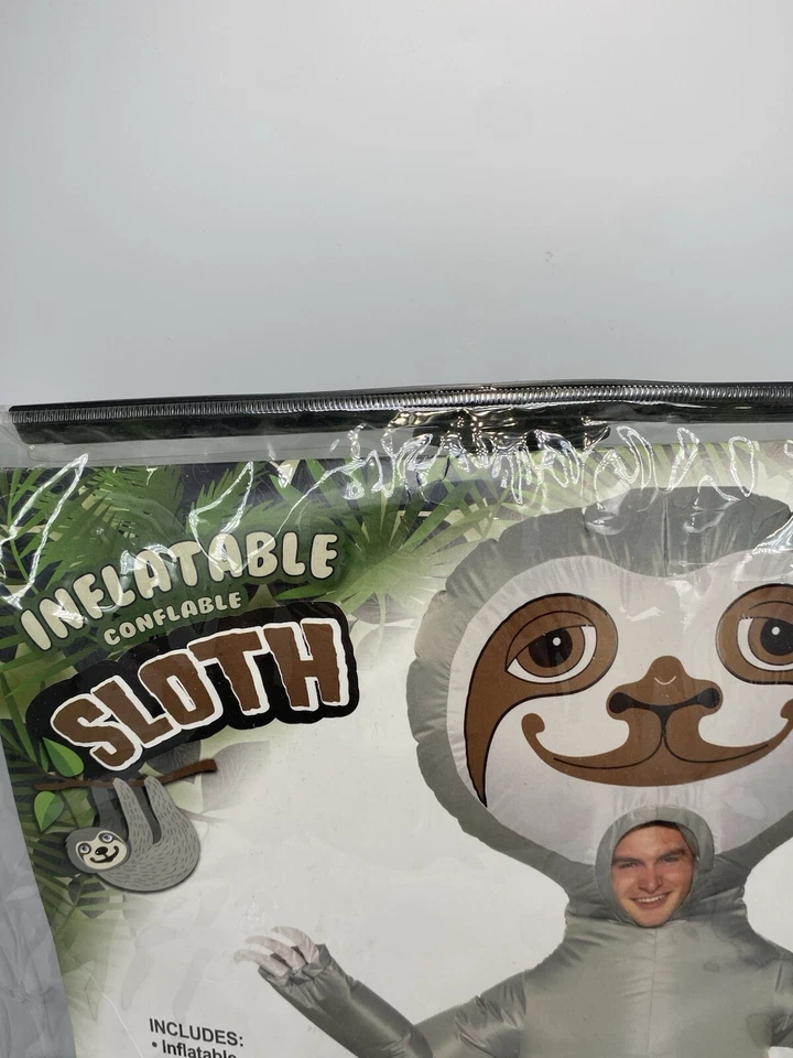Forum Inflatable Conflable Sloth Costume Adult Wear Up To 42 Inch Chest - Image 2 of 4